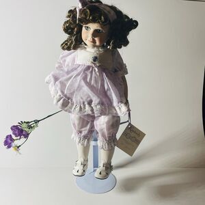 Kimberly Porcelain Doll by Jane Zijdunas Hamilton Collection w/ COA Box #2796